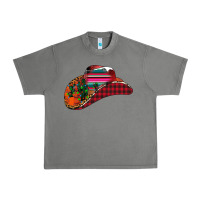 Tornado Christmas Cowboy Urban Heavy Tee - CowhideDigitalArt