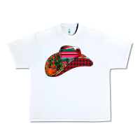 White Christmas Cowboy Urban Heavy Tee - CowhideDigitalArt