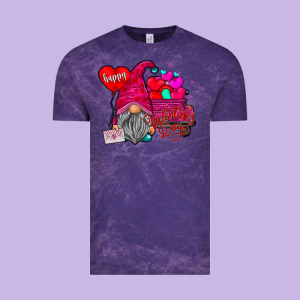 Happy Valentine's Day Vintage Tee Designed By Cowhidedigitalart