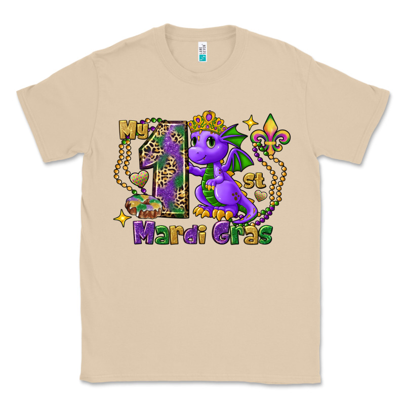 Dragon My First Mardi Gras Classic Tee by FaDigitalArtStudio | Teevron