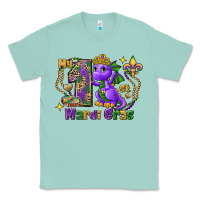 Seafoam Dragon my first Mardi Gras Classic Tee - FaDigitalArtStudio