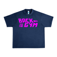 Navy back to  funny trend newthe gym Urban Heavy Tee - maiPhamDesign