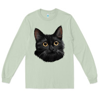 Matcha Bombay Cat Face Long Sleeve Tee - LillyAllenDesigns