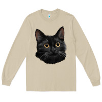 Mushroom Bombay Cat Face Long Sleeve Tee - LillyAllenDesigns