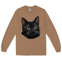 Toasted Coconut Bombay Cat Face Long Sleeve Tee - LillyAllenDesigns
