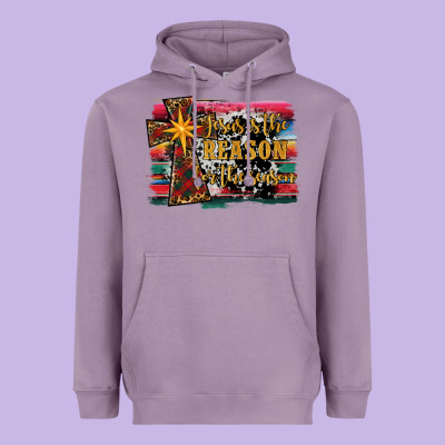 Jesus İs The Reason For The Season Christmas Heavyweight Hoodie Designed By Ranaportraitstore