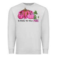 Dove Grey in october we wear pink pumpkin and sunflowers Premium Sweatshirt - RanaPortraitStore