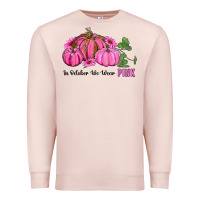Pale Pink in october we wear pink pumpkin and sunflowers Premium Sweatshirt - RanaPortraitStore