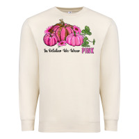 Sandshell in october we wear pink pumpkin and sunflowers Premium Sweatshirt - RanaPortraitStore