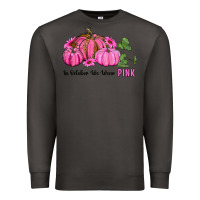 Smoke in october we wear pink pumpkin and sunflowers Premium Sweatshirt - RanaPortraitStore