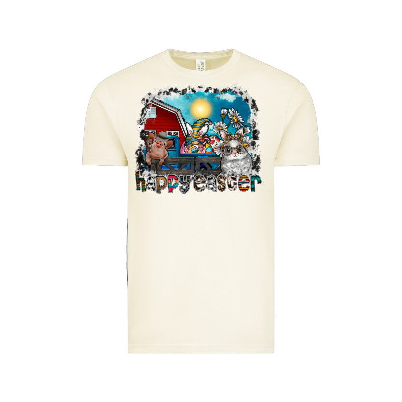 Happy Easter Vintage Tee by CowhideDigitalArt | Teevron