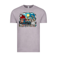 Vintage Zinc Happy Easter Vintage Tee - CowhideDigitalArt