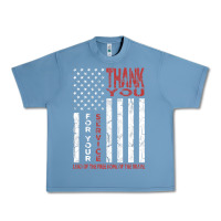 Pebble Blue thank you for your service   veterans day t Urban Heavy Tee - maiPhamDesign