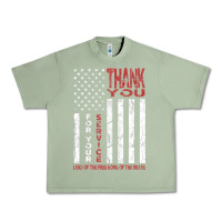 Oil Green thank you for your service   veterans day t Urban Heavy Tee - maiPhamDesign