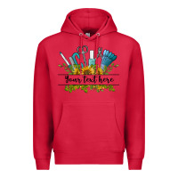 Cardinal customize nail tools with sunflower preview Premium Hoodie - BarkalooDesign