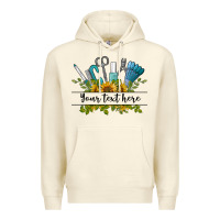 Sandshell customize nail tools with sunflower preview Premium Hoodie - BarkalooDesign