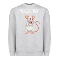 Heather Grey Mouse Rat Heavyweight Sweatshirt - Bettercallsaul