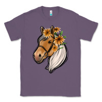 Lavender floral horse Classic Tee - Jasminsmagicworld