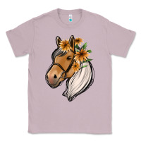 Lilac floral horse Classic Tee - Jasminsmagicworld