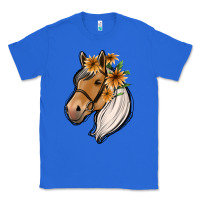 True Royal floral horse Classic Tee - Jasminsmagicworld