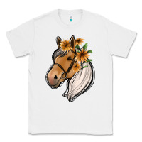 White floral horse Classic Tee - Jasminsmagicworld