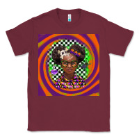 Burgundy halloween african girl Classic Tee - BarkalooDesign