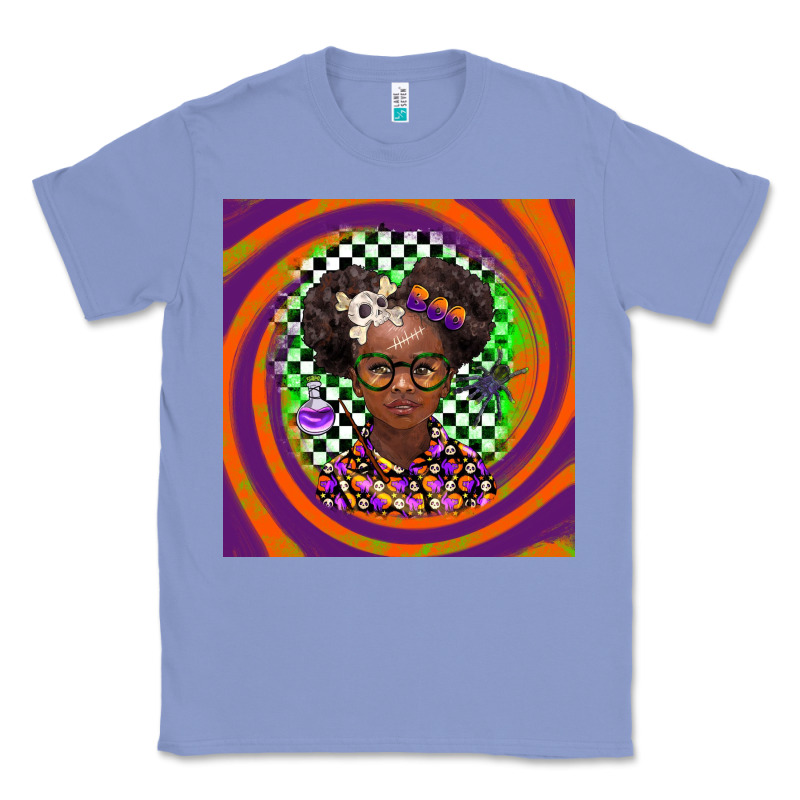 Halloween African Girl Classic Tee by BarkalooDesign | Teevron