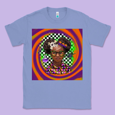Halloween African Girl Classic Tee Designed By Barkaloodesign