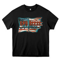 Black God Bless America Heavy Core Tee - FaDigitalArtStudio