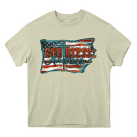 Mossy God Bless America Heavy Core Tee - FaDigitalArtStudio