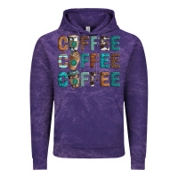 Cloud Purple coffee Vintage Hoodie - Artiststas