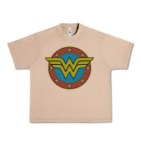 Wonder Woman Vintage Emblem Urban Heavy Tee | Teevron