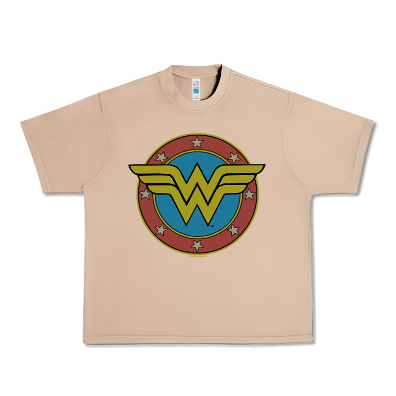 Wonder Woman Vintage Emblem Urban Heavy Tee by maiPhamDesign | Teevron