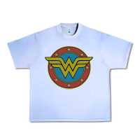 Grape Ice Wonder Woman Vintage Emblem Urban Heavy Tee - maiPhamDesign