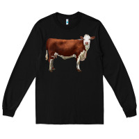 Black hereford cow Long Sleeve Tee - LillyAllenDesigns