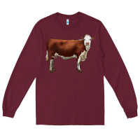Hereford Cow Long Sleeve Tee | Teevron