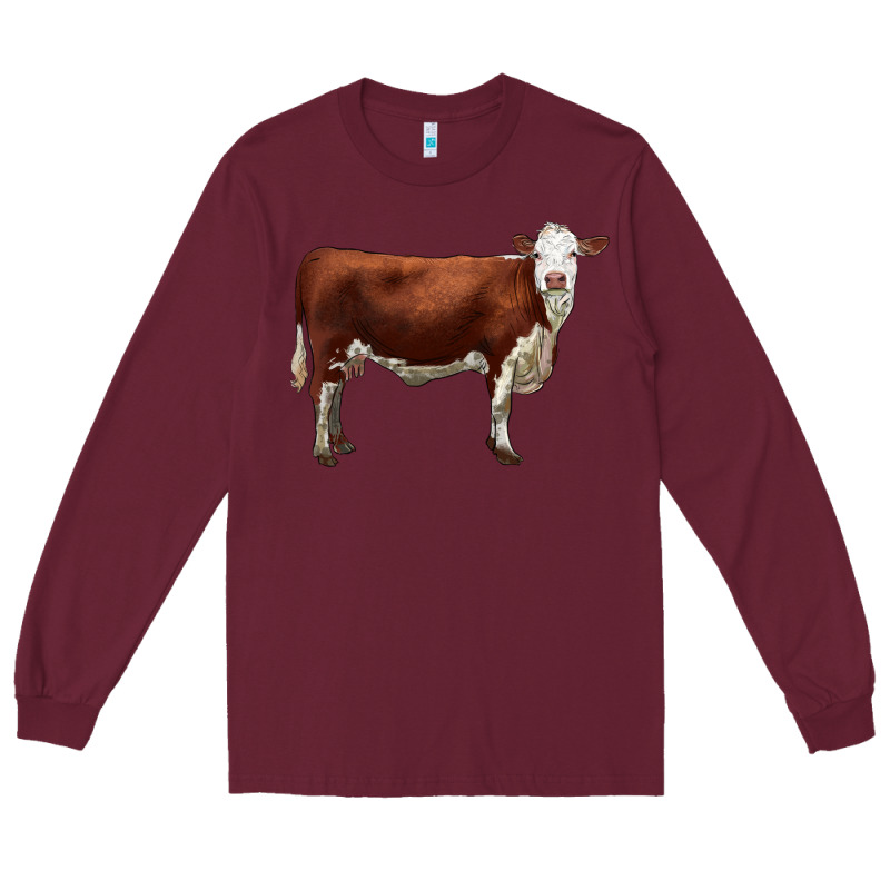 Hereford Cow Long Sleeve Tee by LillyAllenDesigns | Teevron