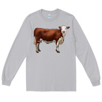 Moon Dust hereford cow Long Sleeve Tee - LillyAllenDesigns