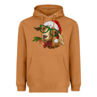 Meerkat christmas goat Heavyweight Hoodie - RanaPortraitStore