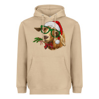 Mushroom christmas goat Heavyweight Hoodie - RanaPortraitStore