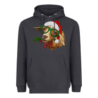 Smoke christmas goat Heavyweight Hoodie - RanaPortraitStore