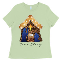 Matcha True Story Black Ladies Tee - CowhideDigitalArt