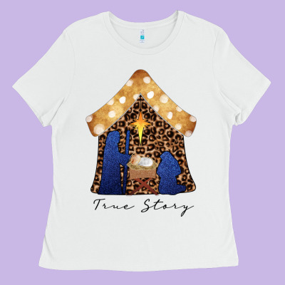 True Story Black Ladies Tee Designed By Cowhidedigitalart