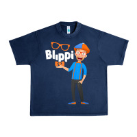 Navy Kids Cartoon Blippis funny Urban Heavy Tee - maiPhamDesign