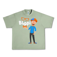 Oil Green Kids Cartoon Blippis funny Urban Heavy Tee - maiPhamDesign