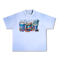 Grape Ice Christmas Coffee Urban Heavy Tee - CowhideDigitalArt
