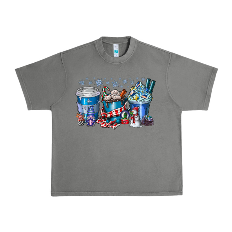 Christmas Coffee Urban Heavy Tee by CowhideDigitalArt | Teevron
