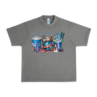 Tornado Christmas Coffee Urban Heavy Tee - CowhideDigitalArt