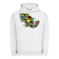 Pigment Lunar Rock Guerrero Mexico Sunflower Map Urban Hoodie - RanaPortraitStore