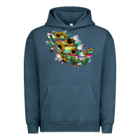 Guerrero Mexico Sunflower Map Urban Hoodie | Teevron